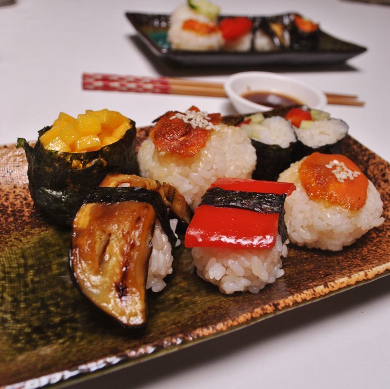 Japanese Vegan Seafood Feast 